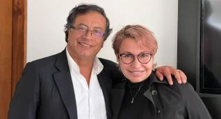 Gustavo Petro y Patricia Caicedo.