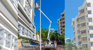 Trabajos de mantenimiento de alumbrado público. 