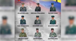 Estos son los nueve militares que murieron en accidente aéreo. 