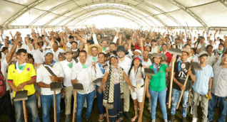  Agencia Nacional de Tierras entregó cerca de 6,000 hectáreas a campesinos de 11 municipios