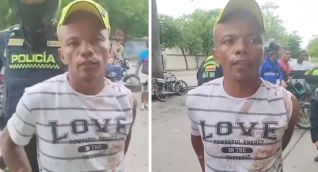 Sujeto capturado este domingo en Santa Marta tiene antecedentes criminales