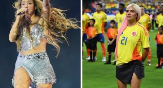 Shakira y Karol G en la copa América 2024