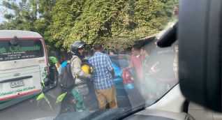 Accidente en La Lucha