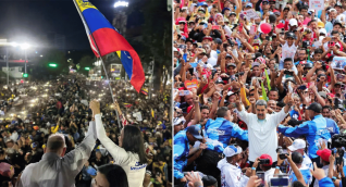 Chavismo y oposición demuestran fuerza en cierre de campaña electoral