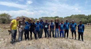 nvestigadores de UNIMAGDALENA y de la Universidad de Cádiz en trabajo de campo en la Ciénaga Grande de Santa Marta.