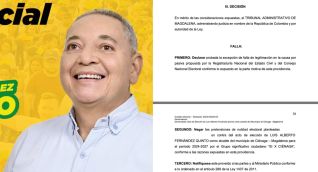 Alcalde de Cienaga. 