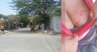 La mujer ya ha estado en barrios como María Eugenia.