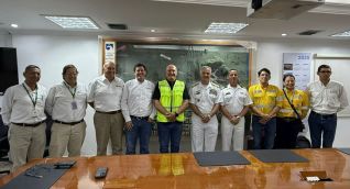 Visita del vicealmirante Jhon Fabio Giraldo