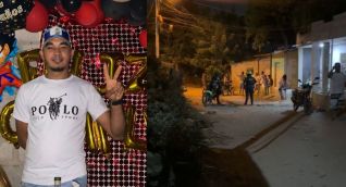 Joven herido en el barrio Oasis.