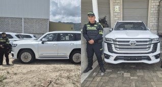 Incautan vehículos de contrabando valorados en más de $4.000 millones en Santa Marta