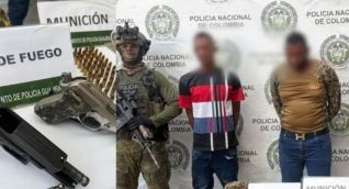 Vía: policía nacional Capturados