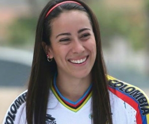 Mariana Pajón, doble campeona olímpica. 