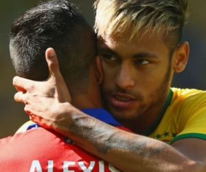 Neymar y Alexis Sanchez