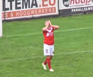 Dennis Van Duinen, después de fallar el gol