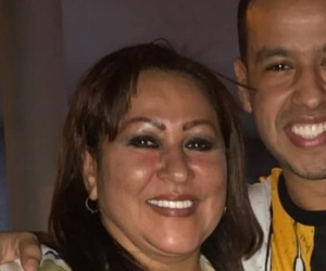 Patricia Acosta y su hijo, Martín Elías (Q.E.P.D.)