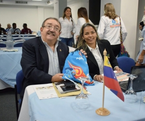 Miembros de la Misión venezolana