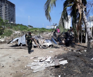 Operativo de recuperación de ronda hídrica del río Gaira