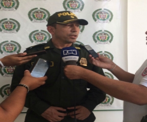 Coronel Gustavo Berdugo, comandante de la Policía Metropolitana. 