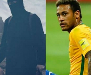 Neymar, jugador brasilero.