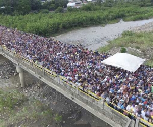 Éxodo de venezolanos.