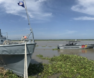 Armada Nacional refuerza seguridad en el río Magdalena.