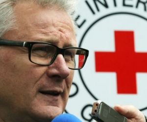 El jefe de la delegación del Comité Internacional de Cruz Roja en Colombia, Christoph Harnisch.