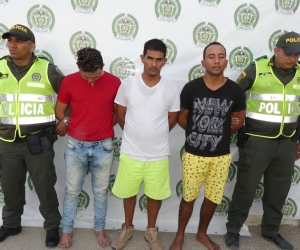 Estas fueron las 3 personas capturadas por la Policía.