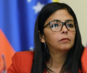Delcy Rodríguez, canciller de Venezuela.