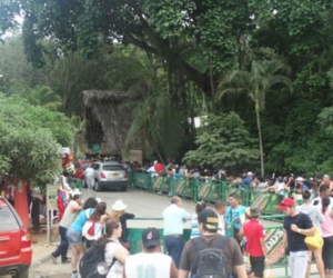 Entrada del Parque Tayrona.