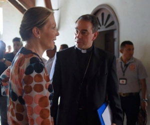 El Nuncio Apostólico en Colombia, monseñor Ettore Balestrero.
