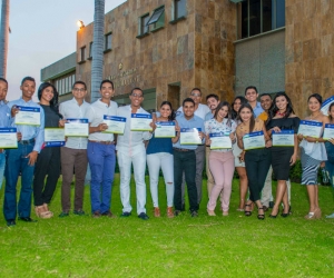 Entrega de credenciales a los representantes de la Universidad del Magdalena.