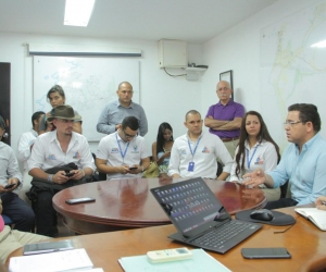 El alcalde Rafael Martínez presidió la sesión de trabajo en la sala de monitoreo por la temporada de Semana Santa