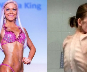 Nicola King, ahora fisiculturista, sufrió de anorexia en el pasado 