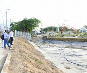 Así se ve el parque del Agua, tras visita de la Alcaldía realizada este martes.