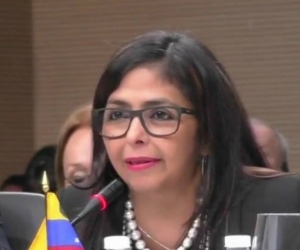 La canciller de Venezuela, Delcy Rodríguez.
