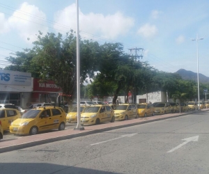 La movilidad se congestionó en varias vías principales por cuenta de la protesta. 