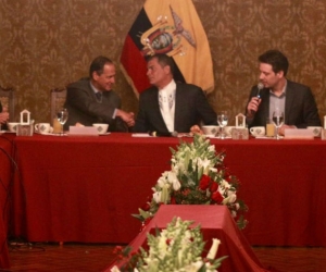 El presidente de Ecuador, Rafael Correa, ofreció un desayuno a las delegaciones.