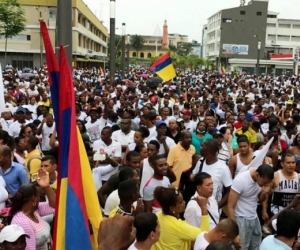 Buenaventura sigue protestando por lo que considera el olvido del Gobierno Nacional hacia sus ciudadanos.