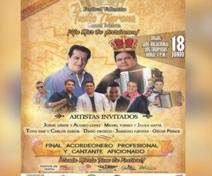 El Festival Vallenato Indio Tayrona se realizará en Santa Marta del 15 al 18 de junio. 
