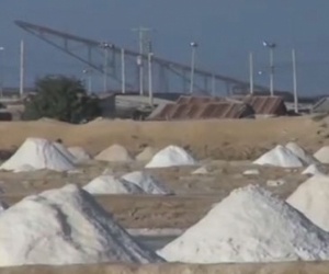 Minas de sal en La Guajira.