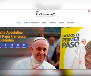 La página del Papa. 