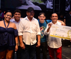José Blanco, con la canción ‘Cumbia de cumbias’ fue el ganador en la categoría canción Inédita. 