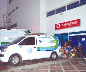 El taxista herido en el atentado a bala fue internado en la clínica Cehoca. Foto de Archivo.