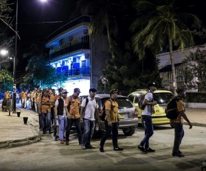 “Legendarios" realizaron un recorrido por diferentes sitios de Santa Marta para ayudar a los habitantes de la calle. 