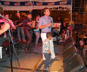 Presentación de la agrupación de Elder Dayán Díaz y Luis Guillermo De la Hoz, ganador del Festival Vallenato Indio Tayrona.