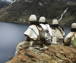 Los arhuacos, una de las cuatro etnias de la Sierra Nevada de Santa Marta.