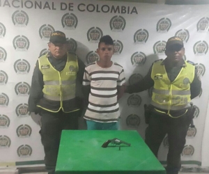 Hombre capturado por porte ilegal de arma de fuego