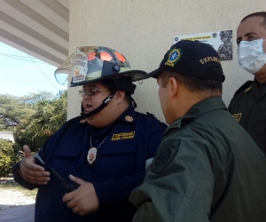 Ricardo Chaín, Comandante Operativo del Cuerpo de Bomberos de Santa Marta.