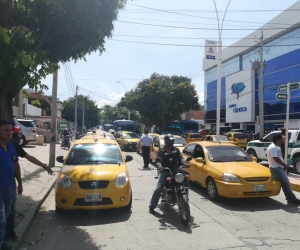 Caranava del gremio de taxistas