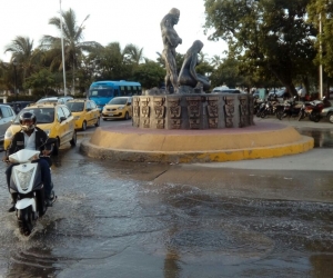 La rotonda de los indios es uno de los puntos donde más se visibiliza este problema.